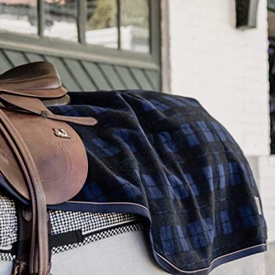 Afbeelding van Kentucky Horsewear Rijdeken van dik fleece, maat L, kleur: geruit