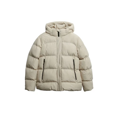 Afbeelding van Superdry Hooded 5 Baffle Sports Puffer Jas Dames Maat 3XL