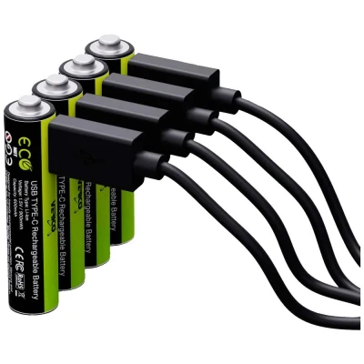 Afbeelding van Verico LoopEnergy USB C® Oplaadbare batterij (USB C) Li ion 1700 mAh 1.5 V 4 stuk(s)