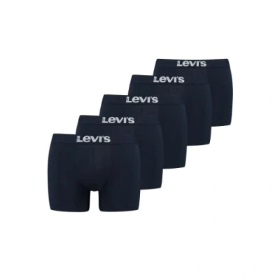 Afbeelding van Levis Heren Boxershorts SOLID BASIC BOXER 5 Pack 1 Blauw