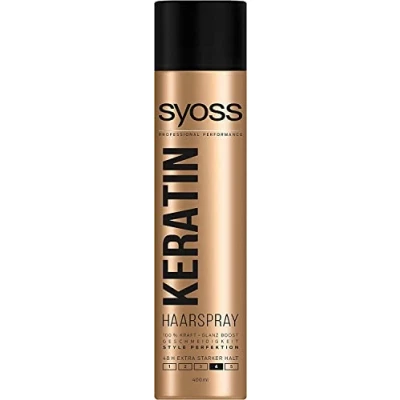 Afbeelding van Syoss Haarspray Keratine 4 extra sterk 400ml