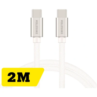Afbeelding van Swissten USB C naar Kabel voor o.a. Samsung, Apple iPhone 15 &amp; iPad 2M Zilver