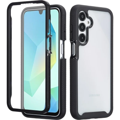Afbeelding van imoshion Hoesje Geschikt voor Samsung Galaxy A16 (5G) 360 Full Protective Case Zwart / Transparant