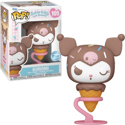 Afbeelding van Figuurtje Funko Pop Sanrio Hello Kitty en vrienden Kuromi Ice Cream Cone