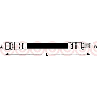 Afbeelding van Brembo Remslang T 71 008