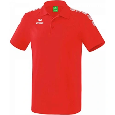 Afbeelding van Essential 5 C polo rood/wit / 140