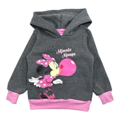 Afbeelding van Disney Minnie Hoodie Sweatshirt met capuchon voor meisjes, grijs.
