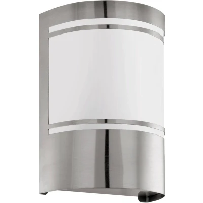 Afbeelding van EGLO Cerno 1 Wandlamp voor buiten IP44 Met sensor Staal/gesatineerd
