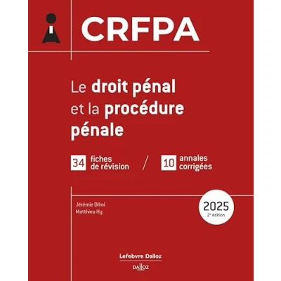 Afbeelding van LE DROIT PENAL ET LA PROCEDURE PENALE AU CRFPA