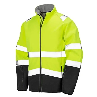 Afbeelding van Result Softshell jacket R450X Fluorescent Yellow / Black M