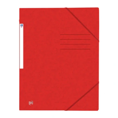 Image de Oxford Top File+ farde à élastique en carton A4 rouge