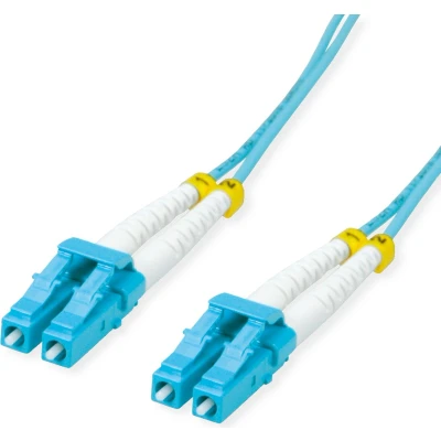 Afbeelding van VALUE glasvezelkabel 50/125µm OM3, LC/LC, Low Loss connector, turkoois, 3 m