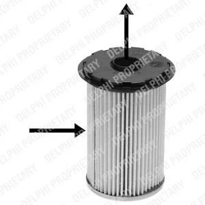 Afbeelding van DELPHI HDF929 Brandstoffilter Filter insert FORD: Focus 2, S Max Mk1, 2 Kombi