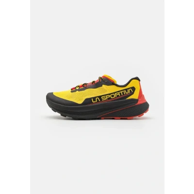 Afbeelding van La Sportiva Prodigio Trail hardloopschoenen, Heren, Maat: 43, Yellow/black Kunststof/ textiel