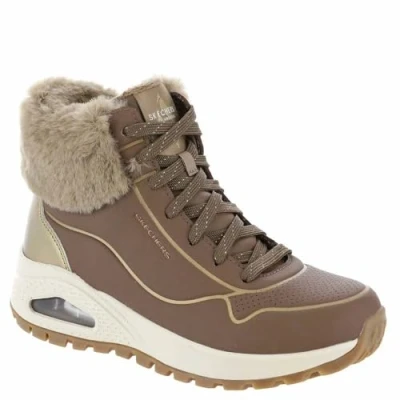Afbeelding van Skechers Uno Rugged Enkellaarzen voor dames, Taupe