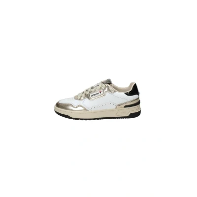 Afbeelding van Victoria Sneakers laag, Dames, Maat: 38, White and gold Leer/ synthetisch