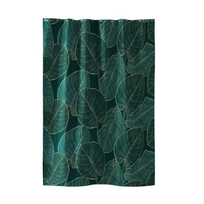 Afbeelding van DOV19 Douchegordijn, 100% polyester, jade, 180 x 200 cm