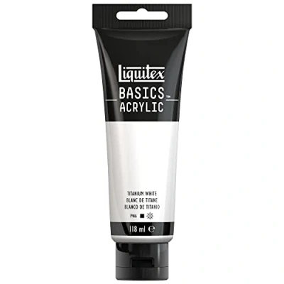 Image de Liquitex Acrylique Basics Tube 118 ml Blanc De Titane ROW