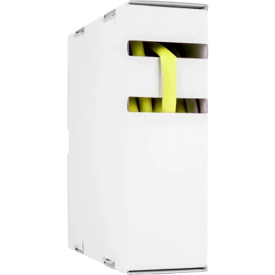 Afbeelding van Hongshang 2111114048 Krimpkous zonder lijm Geel 19.00 mm 9.50 Krimpverhouding:2:1 5 m