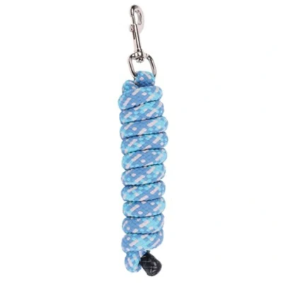 Afbeelding van Harry&#039;s Horse Halstertouw Mounty Musketon Zilver 2m Blauw/Turquoise/Grijs Agradi.be