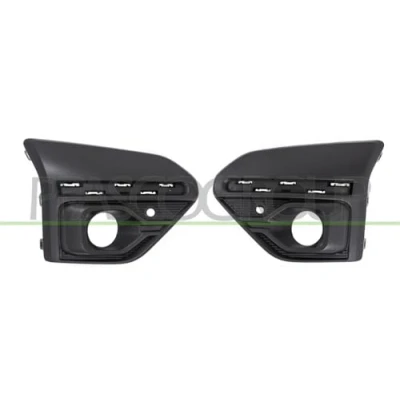 Afbeelding van PRASCO DA2322135 Bumper Grill met gaten Voor sier /stootlijst, gat(en) parkeerhulp Links, rechts,
