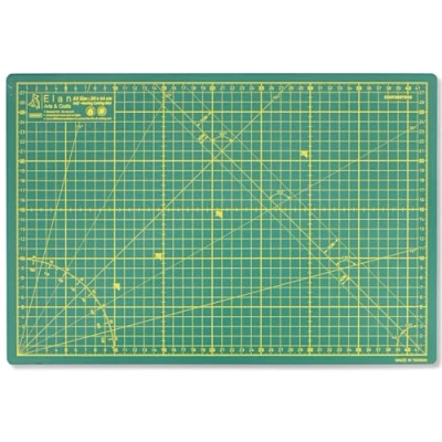 Afbeelding van Elan 5 laagse Snijmat Groen A3, Zelfherstellende 3 mm Snijmat, Knutselmat met Dubbelzijdig Raster, Metrische Snijonderlegger voor Quilten, Naaien, Patchworken, Scrapbooken, enz. 44 x 30 cm