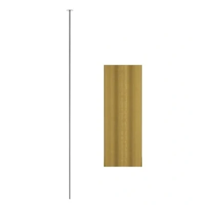 Afbeelding van Waterevolution Flow plafond wastafelkraan uitloop geborsteld messing T1678LE