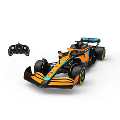 Afbeelding van McLaren F1 MCL36 Op afstand bestuurbare auto (schaal 1:18) 2022 Formule 1 coureurs Lando Norris + Daniel Ricciardo Drive To Surive