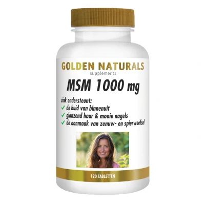 Afbeelding van Msm 1000 Mg 120 Veganistische Tabletten Default Title