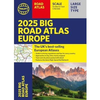 Afbeelding van Philip&#039;s Road Atlases 2025 Big Atlas of Europe
