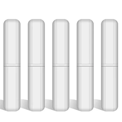 Afbeelding van stonylab 5 stuks magnetische roerstaafjes, 40 mm, PTFE coating, roerstaafset, witte mixer voor laboratoriumroerders