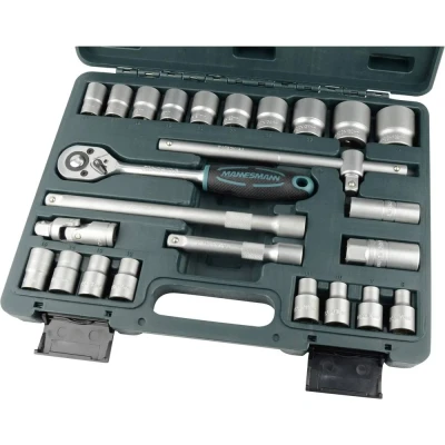 Afbeelding van Brüder Mannesmann M29080 Dopsleutelset 25 delig