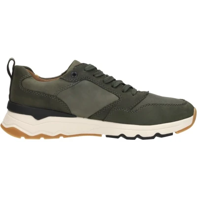 Afbeelding van Rieker Evolution U0903 Sneakers laag, Heren, Maat: 46, Khaki Veloursleer