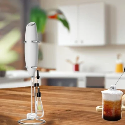 Afbeelding van Multifunctionele elektrische mixer, handmixer, staande voedselmixer (wit)