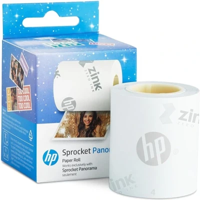 Afbeelding van HP Paper for 500 Panorama Instant Printing Printpapier 54 Prints Maak 0,5 tot 2 inch Lange Kleurenfoto&#039;s
