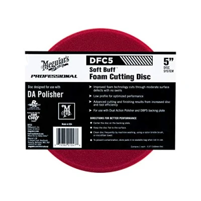 Image de Meguiars Soft Buff Foam Cutting Disc 5&#039;&#039; pour Dual Action Polisher
