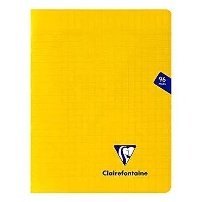 Image de Cahier de 96 pages Seyès Clairefontaine Mimesys 17 x 22 cm Jaune
