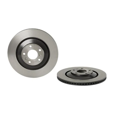 Afbeelding van BREMBO 09.C137.11 Remschijf 335 22 5 interne ventilatie Gecoat High carbon Met schroeven AUDI: A8 D3