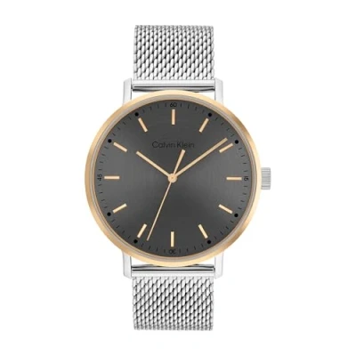 Afbeelding van Calvin Klein Herren Accessoires Horloges Zilver One Size