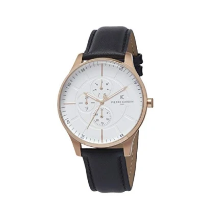 Afbeelding van Pierre Cardin La Gloire Nouvelle PC902731F117 Horloge Leer Zwart Ø 42 mm