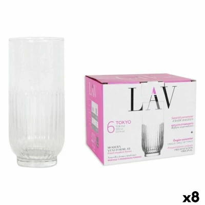 Afbeelding van Glazenset LAV 144946 6 Onderdelen (8 Stuks) (395 ml)