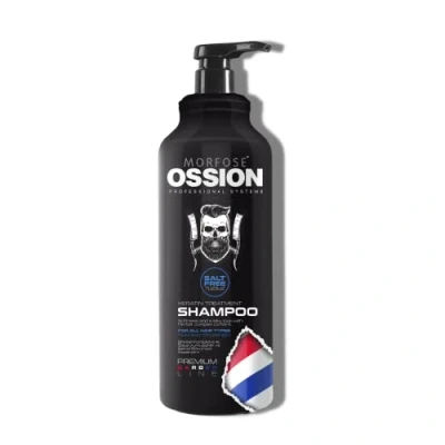 Afbeelding van Ossion Premium Barber Keratine Treatment Shampoo szampon do wszystkich rodzajów włosów bez soli 1000ml