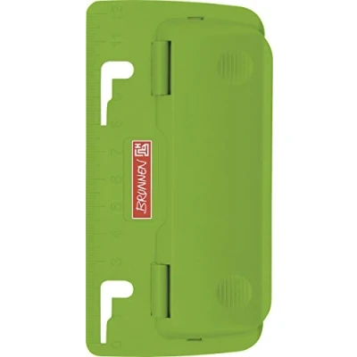 Image de Brunnen Colour Code 102065052 Perforatrice de poche pour classer avec règle et fonction retenue Vert/kiwi
