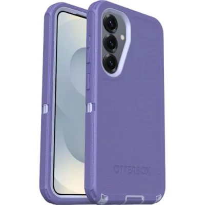 Afbeelding van coque OtterBox Defender pour Samsung Galaxy S25, Antichoc, anti chute, ultra robuste, de protection, supporte 7x plus chutes que la norme militaire, Violet