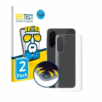 Afbeelding van BROTECT Screenprotector voor Samsung Galaxy A36 (Achterkant) Folie Beschermfolie transparant volledig dekking (2 Stuks)