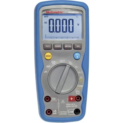 Afbeelding van Multimetrix DMM 220 Multimeter Digitaal Waterbestendig (IP67) CAT III 1000 V, IV 600 V Weergave (counts): 6000