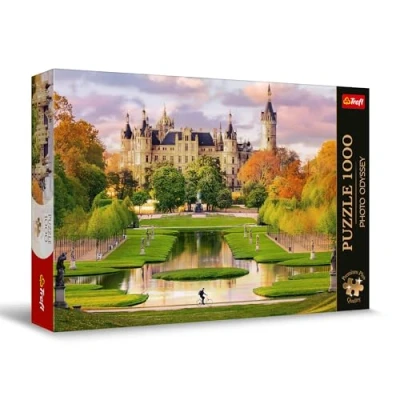 Afbeelding van Trefl Premium Plus Quality Odyssey Photo Puzzel: Kasteel Schwerin, Duitsland 1000 stukjes, unieke fotoserie, perfect op elkaar afgestemde stukken, voor volwassenen en kinderen vanaf 12 jaar