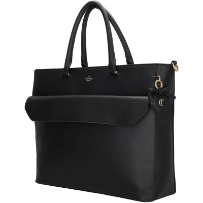 Afbeelding van Charm London Cambridge Laptoptas 15,6 inch Shopper Werktas A4 Laptopvak Zwart