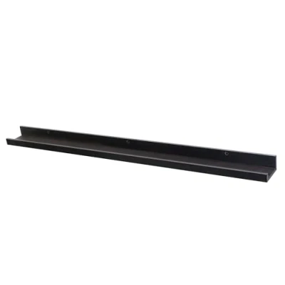 Afbeelding van Wackadoo Houten fotolijst, wandrek, zwart, zwevende wandplank, FSC hout (zwart, 110)