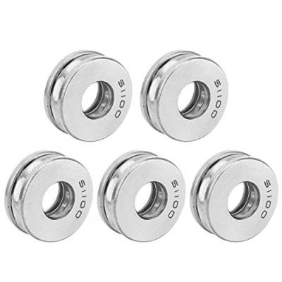 Afbeelding van 5 Stks 51100 Axiale Duwkracht Kogellager 2RS Gezamenlijke Stofdicht Geluidsarm Vliegtuig Druklager Accessoire Industriële Apparatuur Soepel lopen
